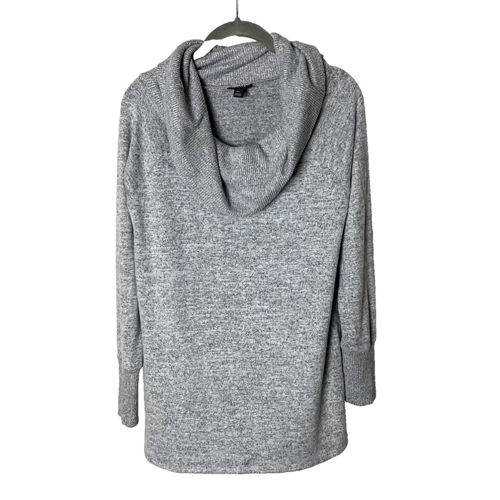 a.n.a A New Approach Sweater Size XS Gray Cowl Neck Long Sleeves Soft Casual